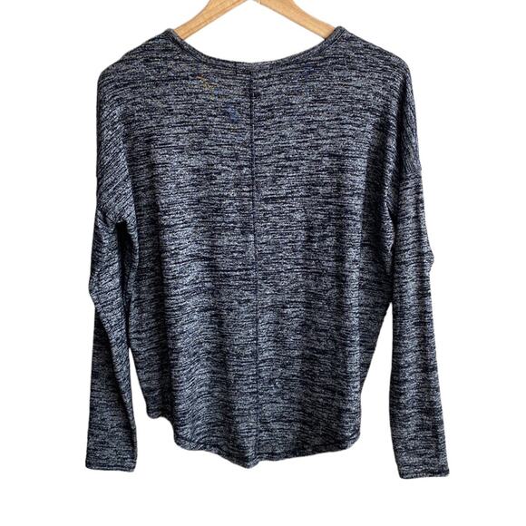 Rag & Bone Hudson Long Sleeve Shirt Marled Grey S - Picture 6 of 8